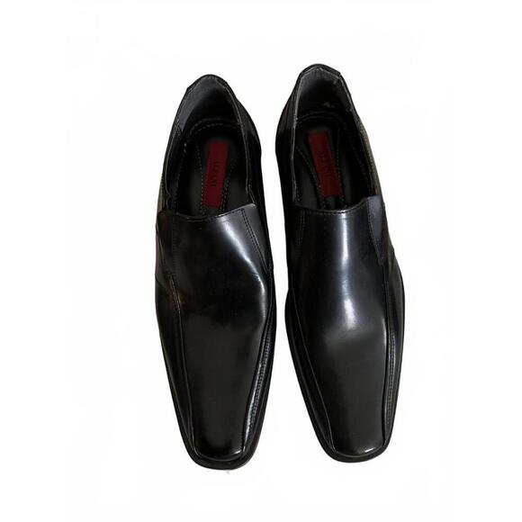 Alfani Other - FALL CLEARANCE NEW Men's Stylish Black Leather Slip-On Shoes by Alfani